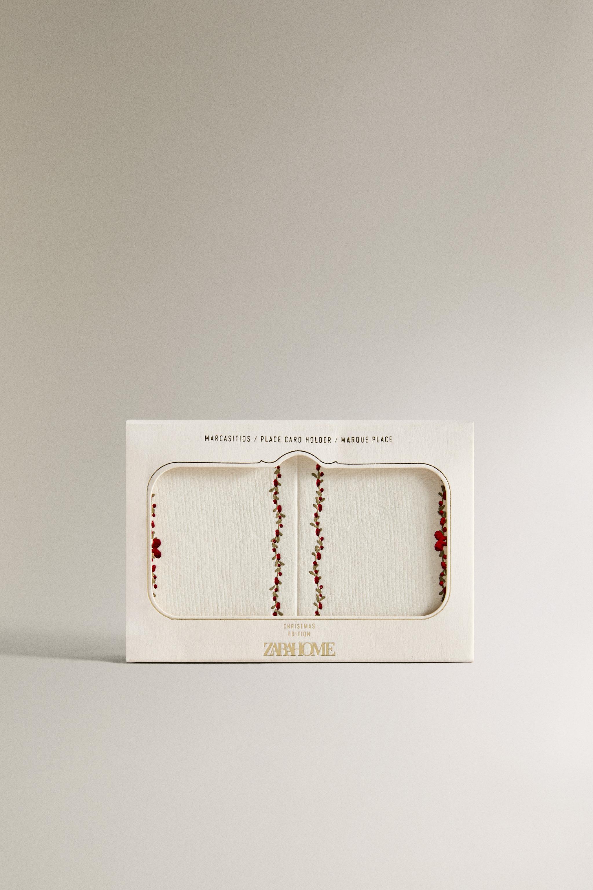 SET OF CHRISTMAS CARD PLACEHOLDERS (SET OF 10)