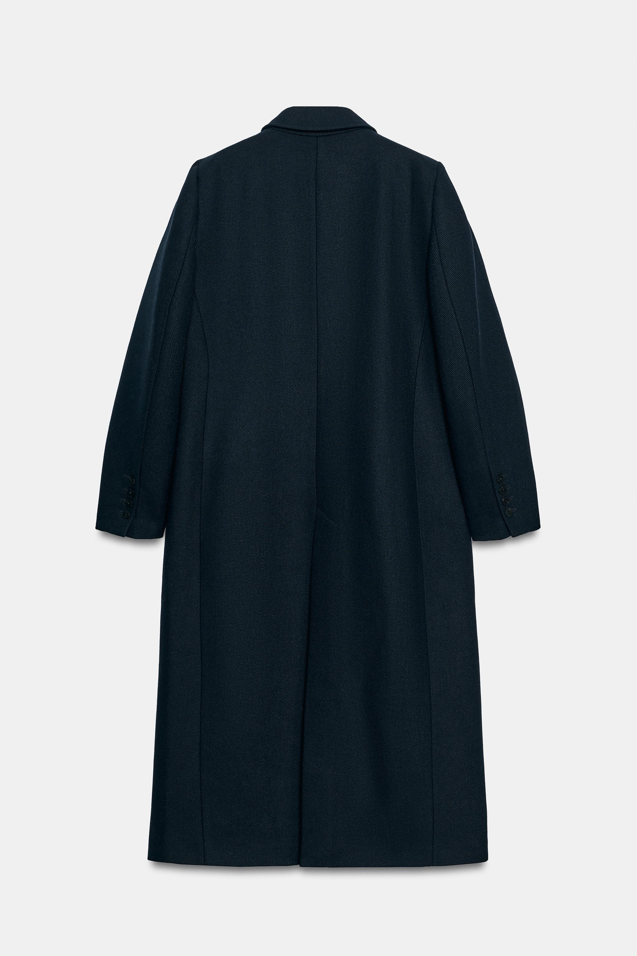 MANTEAU LONG AVEC LAINE ZW COLLECTION