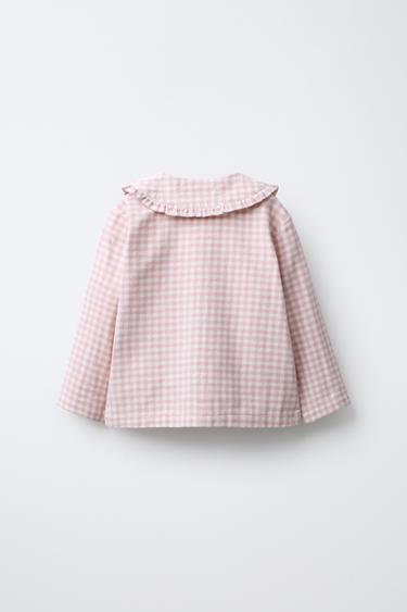 3-6 YEARS/ GINGHAM FLANNEL PYJAMAS - Pink by Zara - Image 2