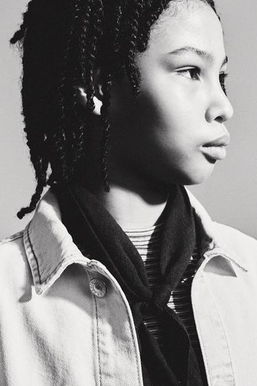 STORIESZ - ДЖИНСОВАЯ КУРТКА SUPER BLEACH — ГОЛУБОЙ от Zara