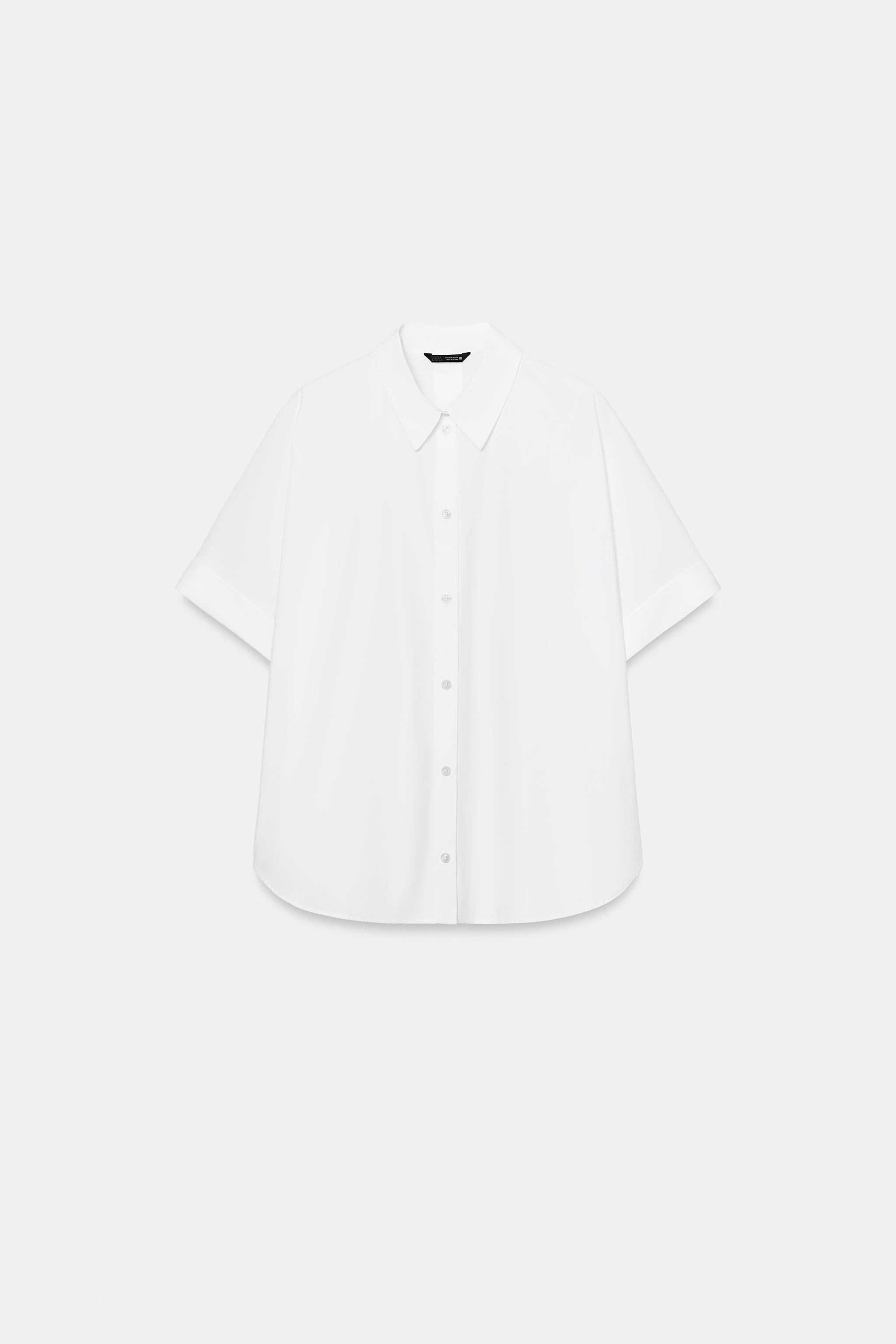 SHORT SLEEVE POPLIN SHIRT