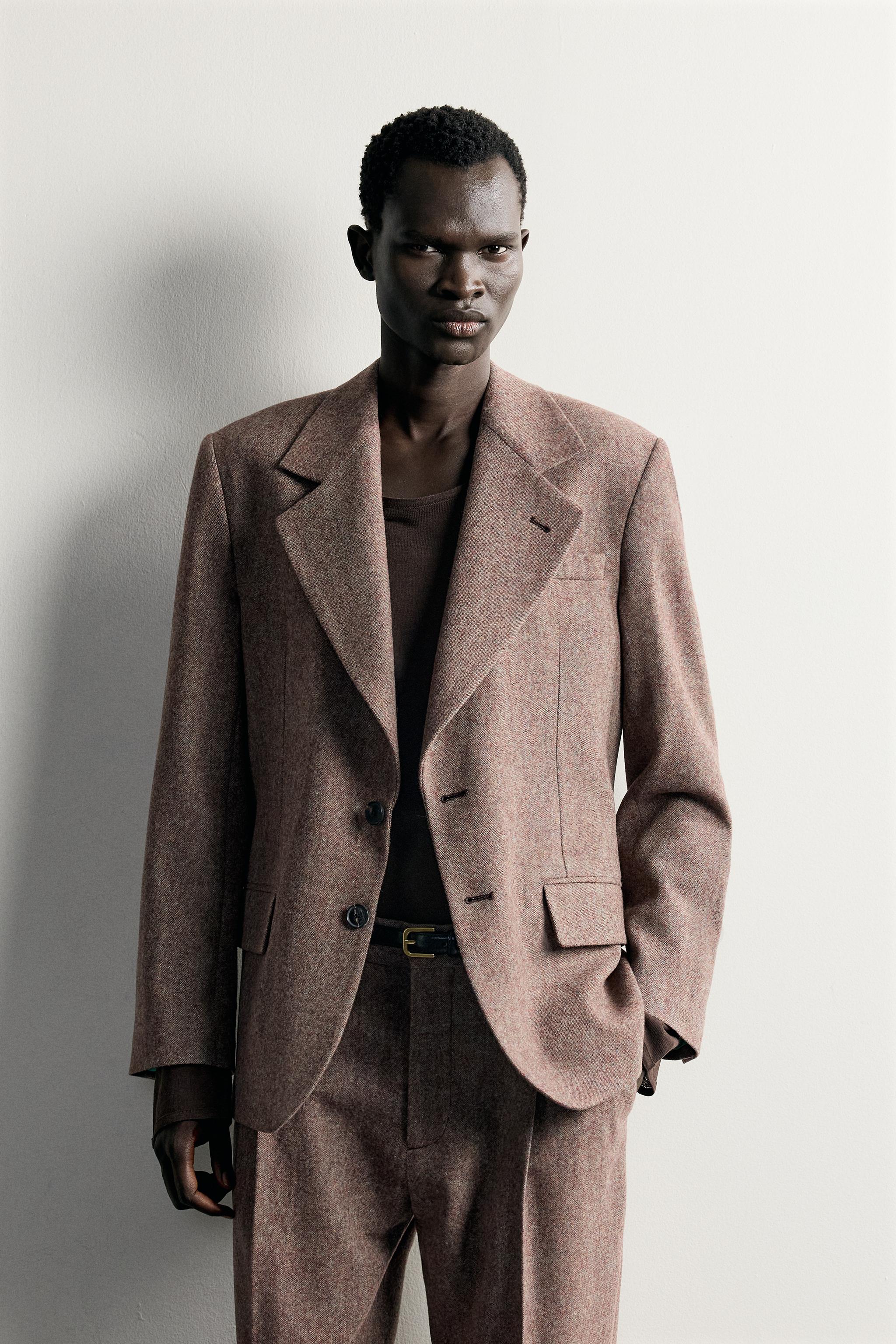 100% WOOL SUIT BLAZER