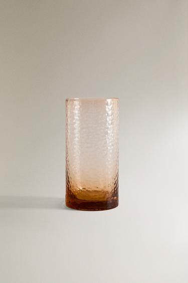 UDHAMRET HØJT GLAS - fersken fra Zara - Billede 0