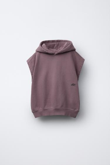 CHALECO CAPUCHA LOGO - Caldero de Zara