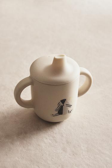 CHILDREN'S RABBIT SILICONE LEARNING CUP - Multicoloured by Zara