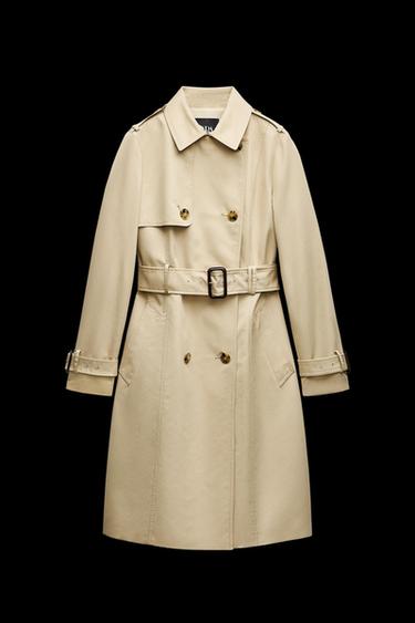 ZW COLLECTION WATER-REPELLENT TRENCH COAT - Sand by Zara - Image 0