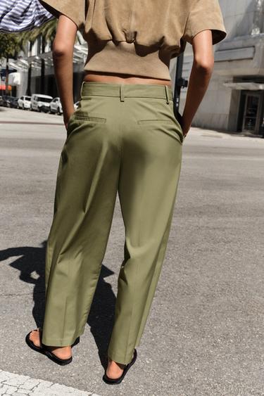PANTALON CHINO DROIT - Kaki de Zara - Image 6