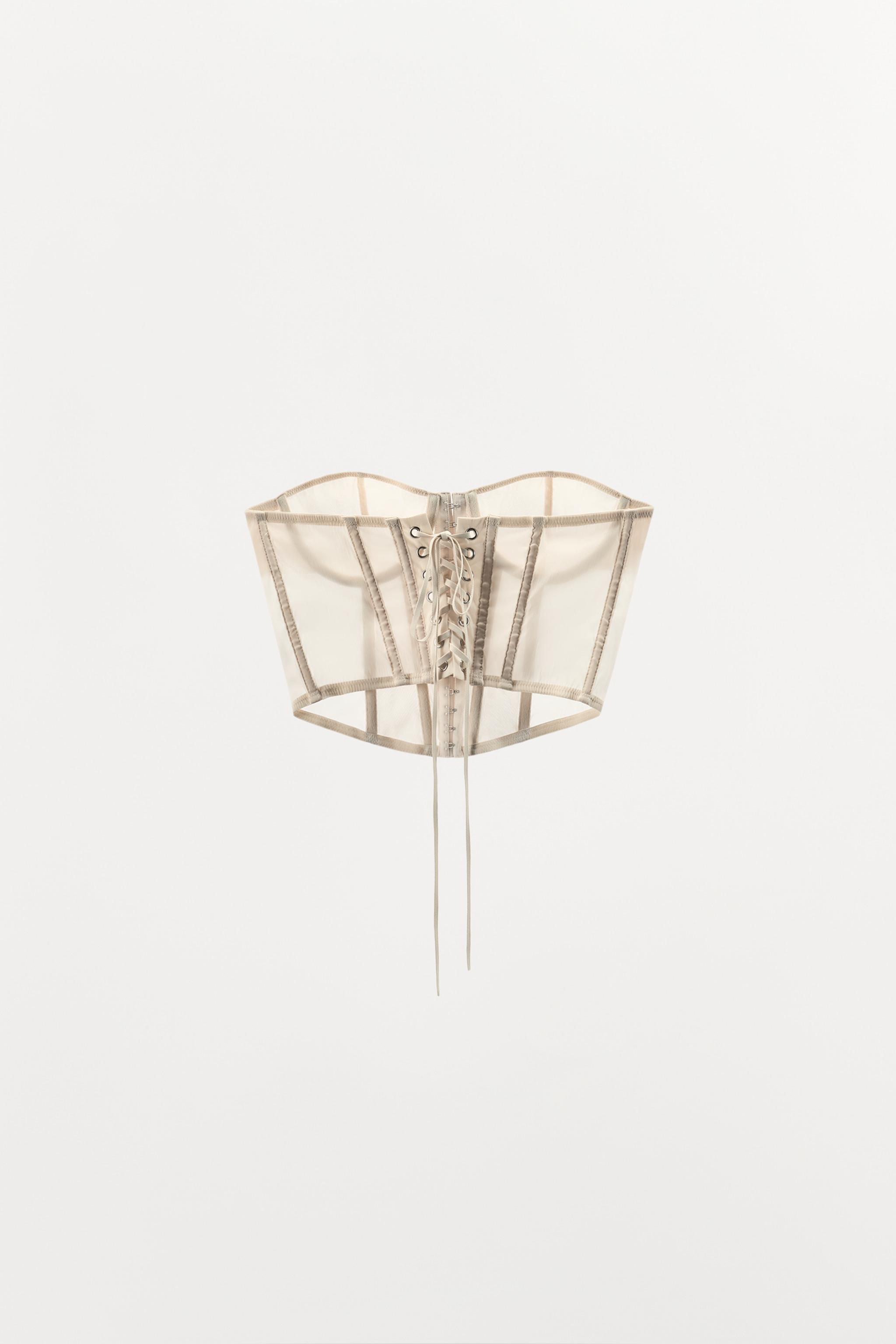UNDERWIRE LACE-UP CORSET
