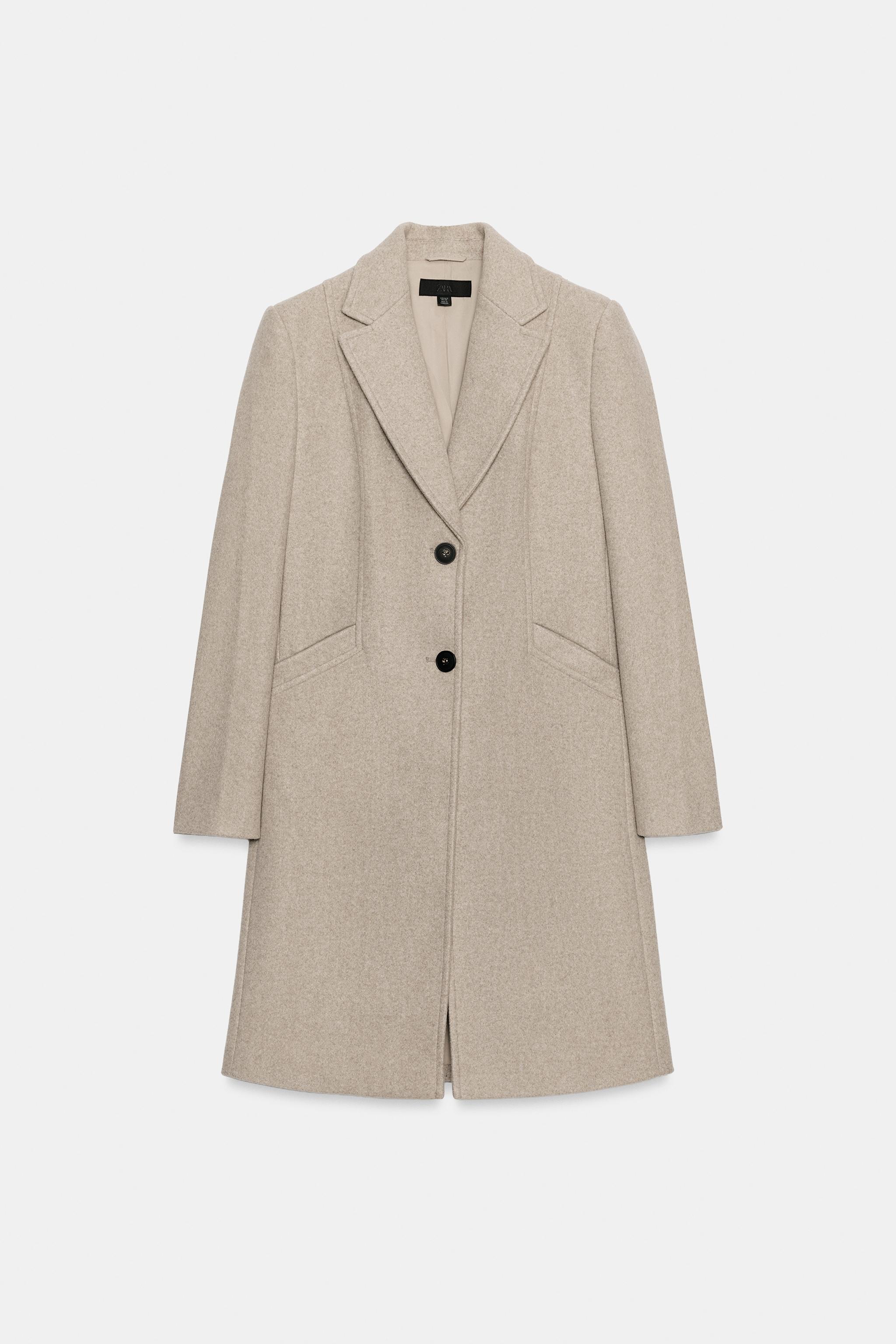 ソフトショルダーパッドコート　ZARA SOFT ショルダーパッドコート - ベージュ | ZARA Japan / 日本