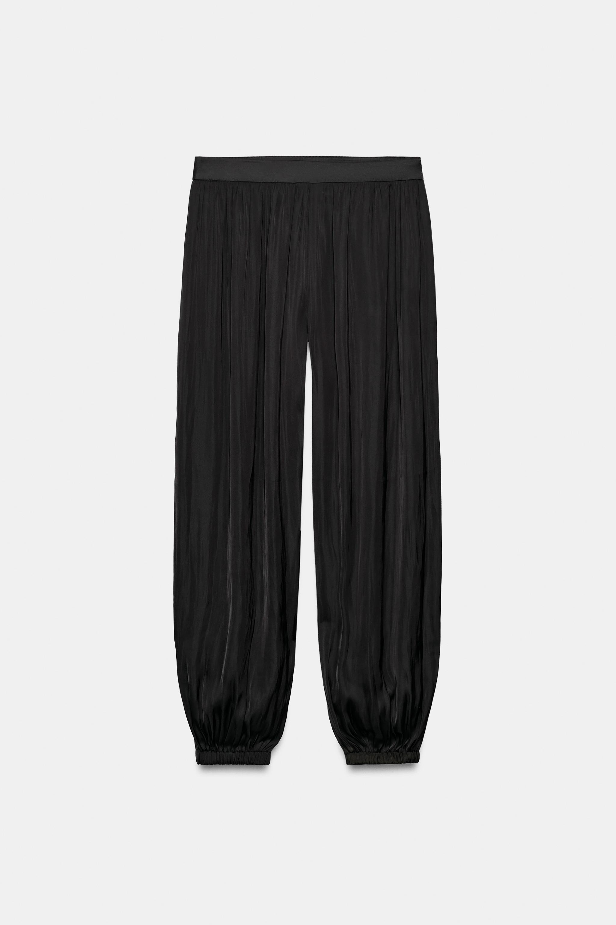 SATIN EFFECT BALLOON PANTS