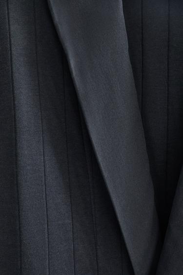 LONG QUILTED DRESSING GOWN - Blue by Zara - Image 3