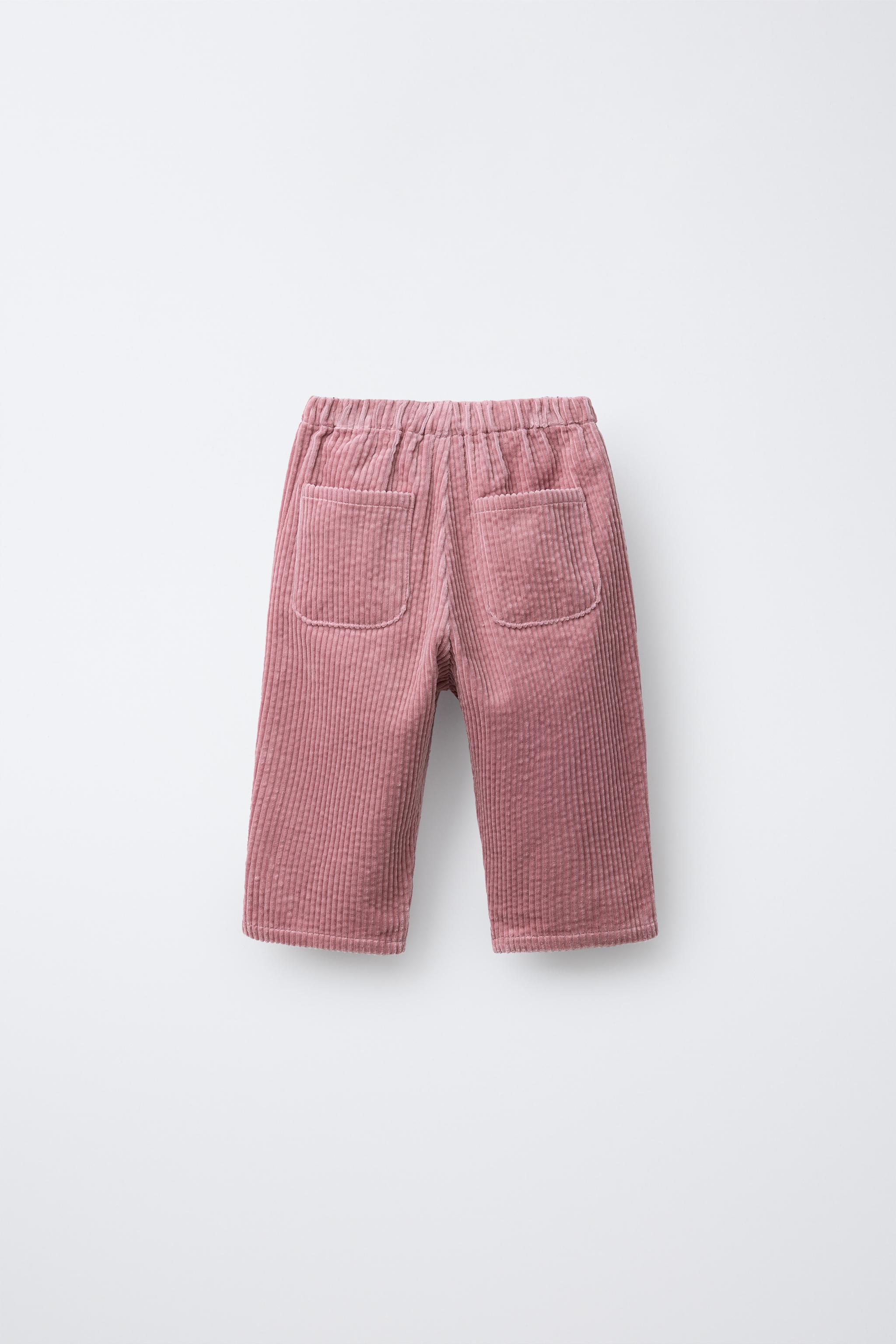 ピンク コーデュロイパンツ NAPTIME タグ付き コーデュロイワイドパンツ - ピンク - レディース | H&M JP