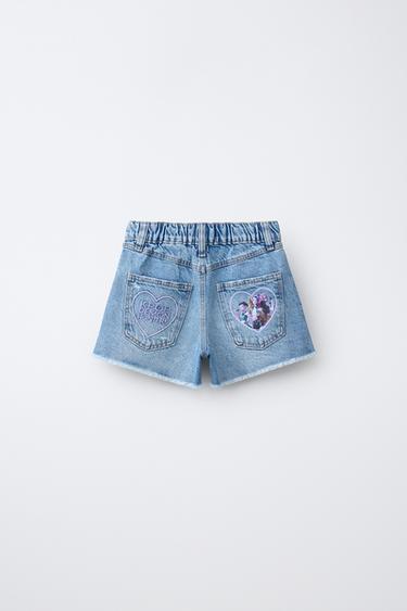 KPOP DEMON HUNTERS™ NETFLIX © DENIM BERMUDA SHORTS - Blue by Zara - Image 1