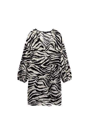 ANIMAL PRINT MINI DRESS