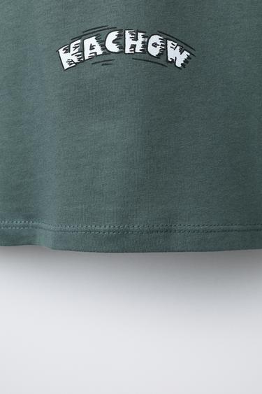 CARS LIGHTNING MCQUEEN © DISNEY PRINTED T-SHIRT - Green by Zara - Image 3