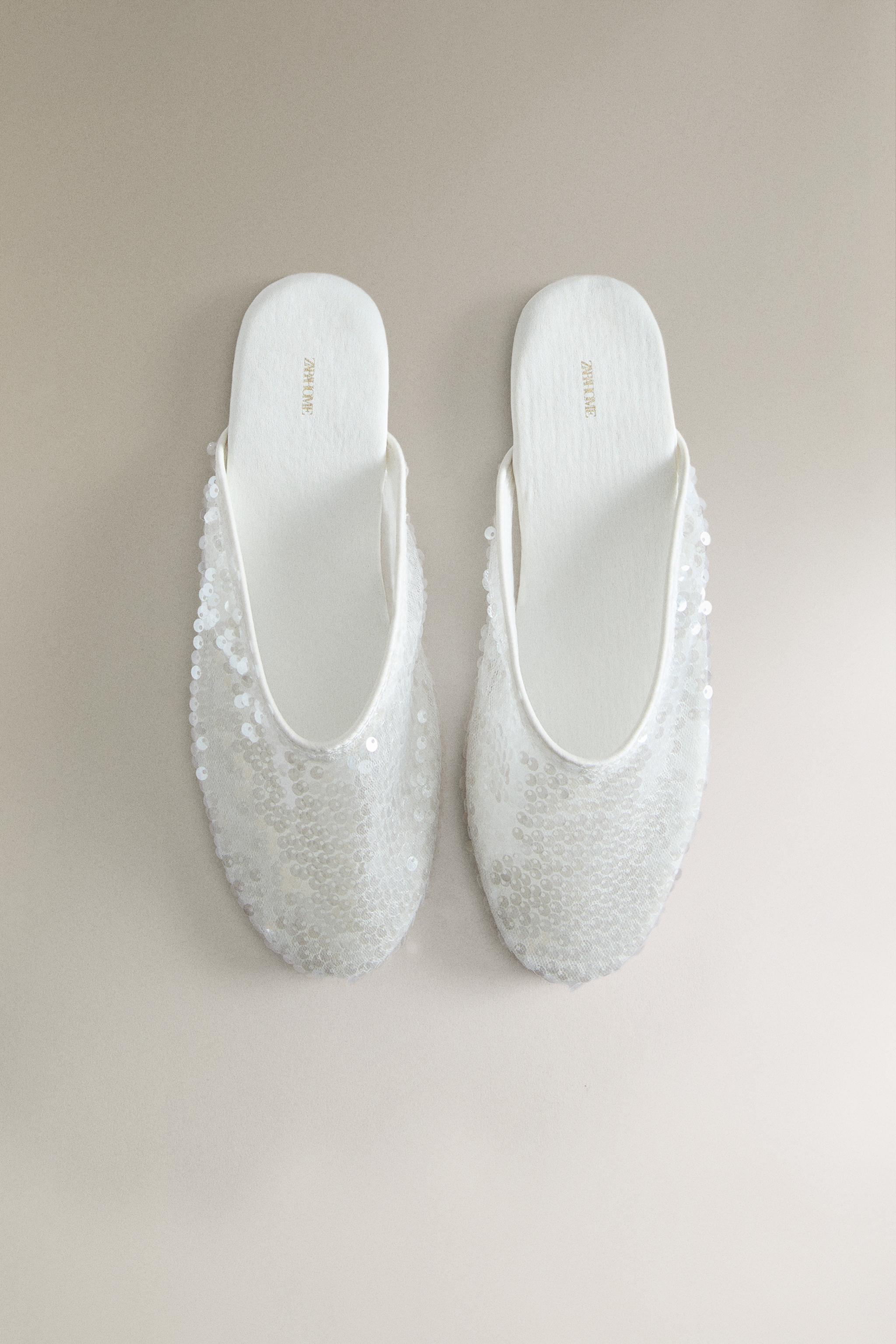 CHAUSSONS OUVERTS À L’ARRIÈRE PAILLETTES