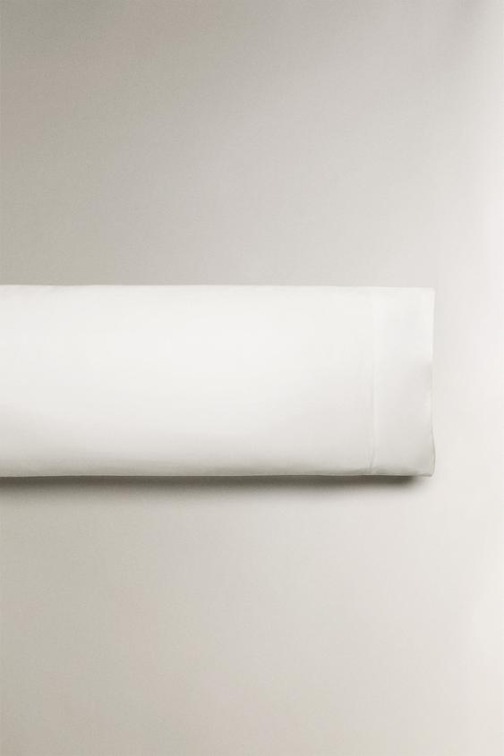 TAIE D’OREILLER SATIN (1000 FILS) - Blanc de Zara - Image 3
