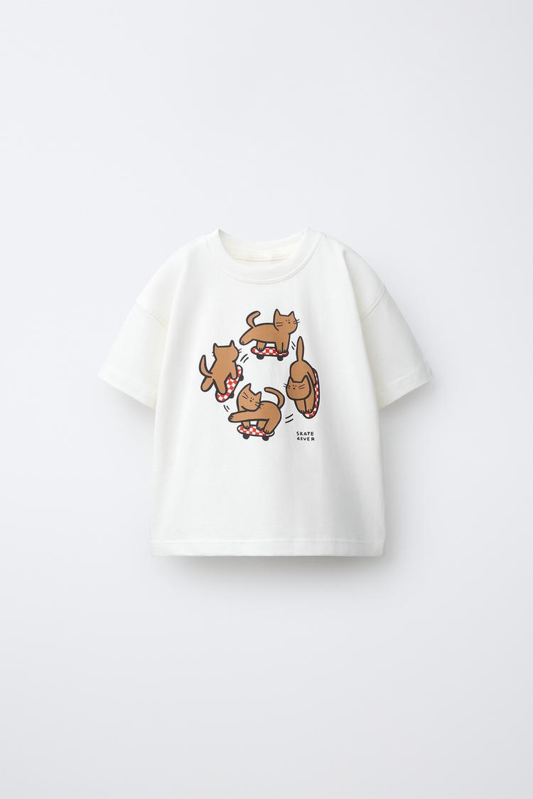 Camiseta estampado animal
