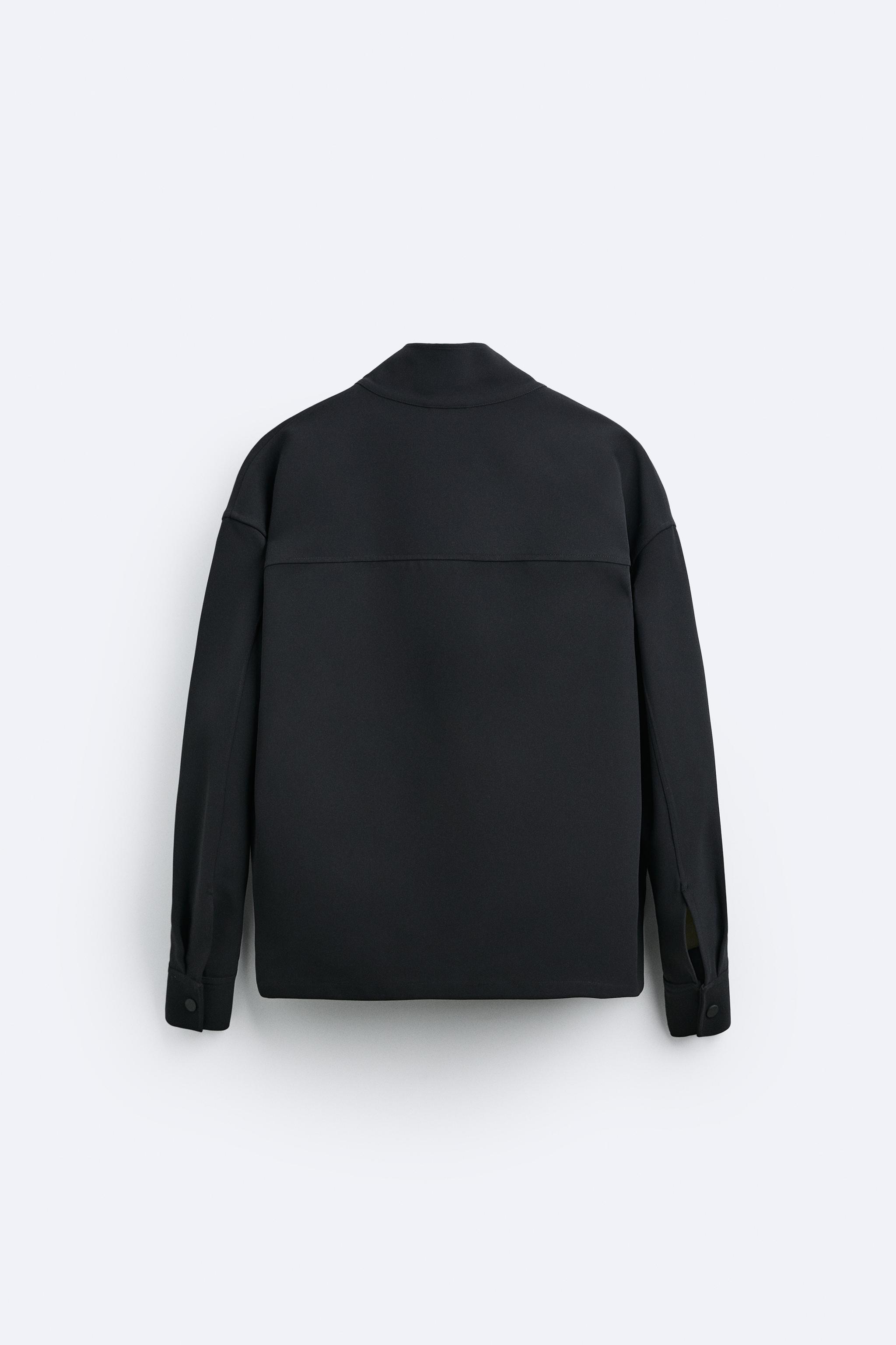 カンガルーポケット シャツジャケット X STUDIO NICHOLSON - ブラック 