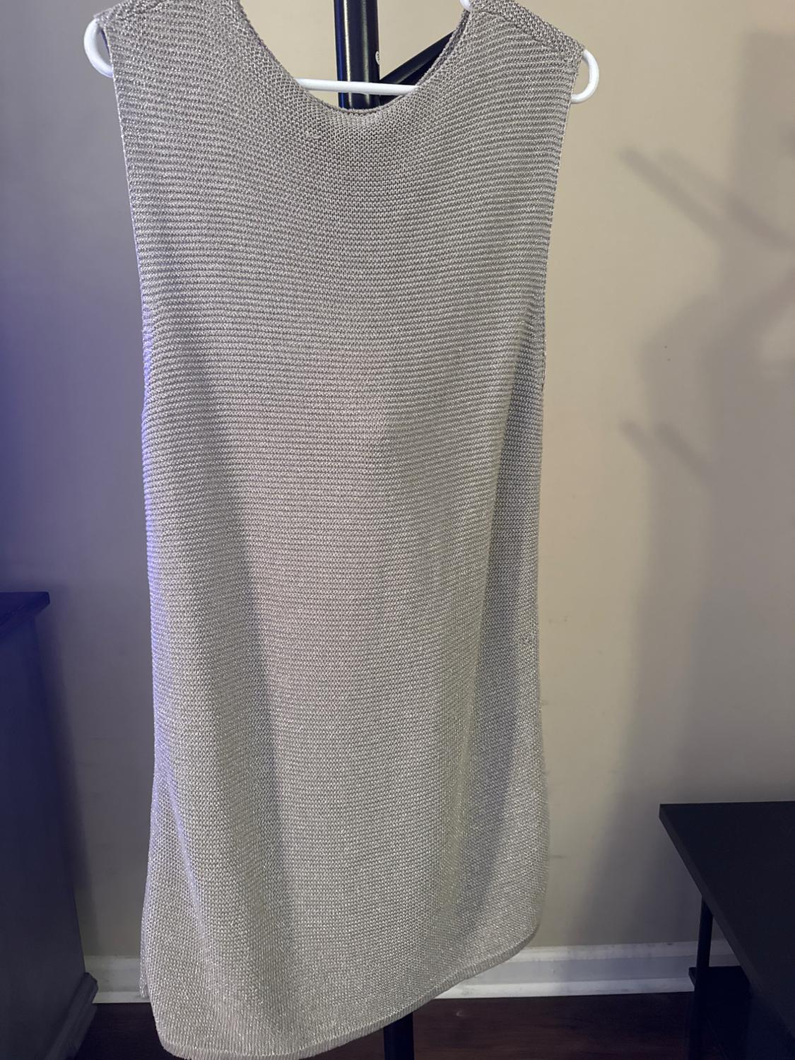 KNIT DRESS WITH METALLIC THREAD - Image 5