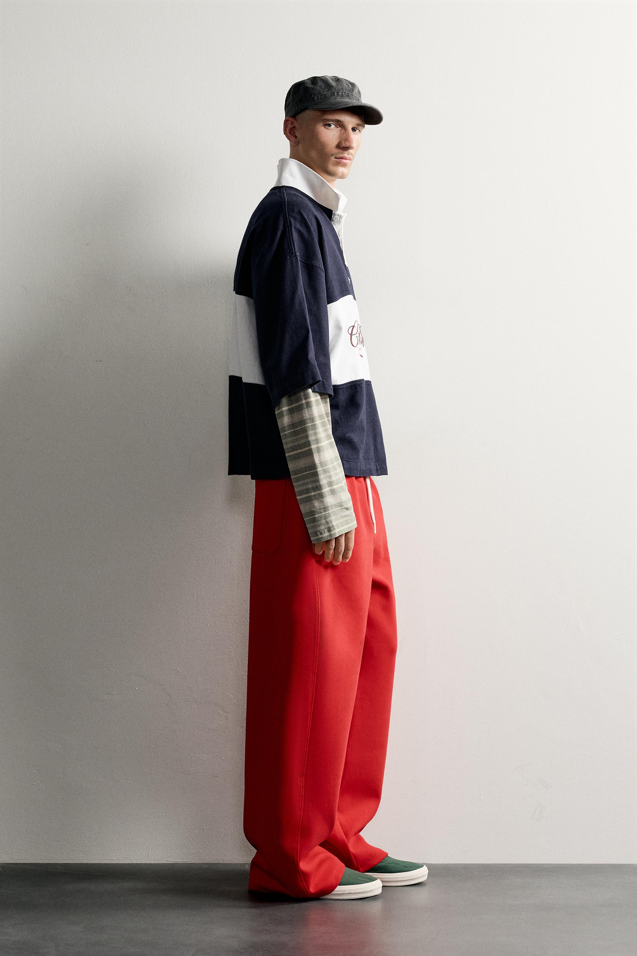 COLORBLOCK BOXY FIT POLO SHIRT