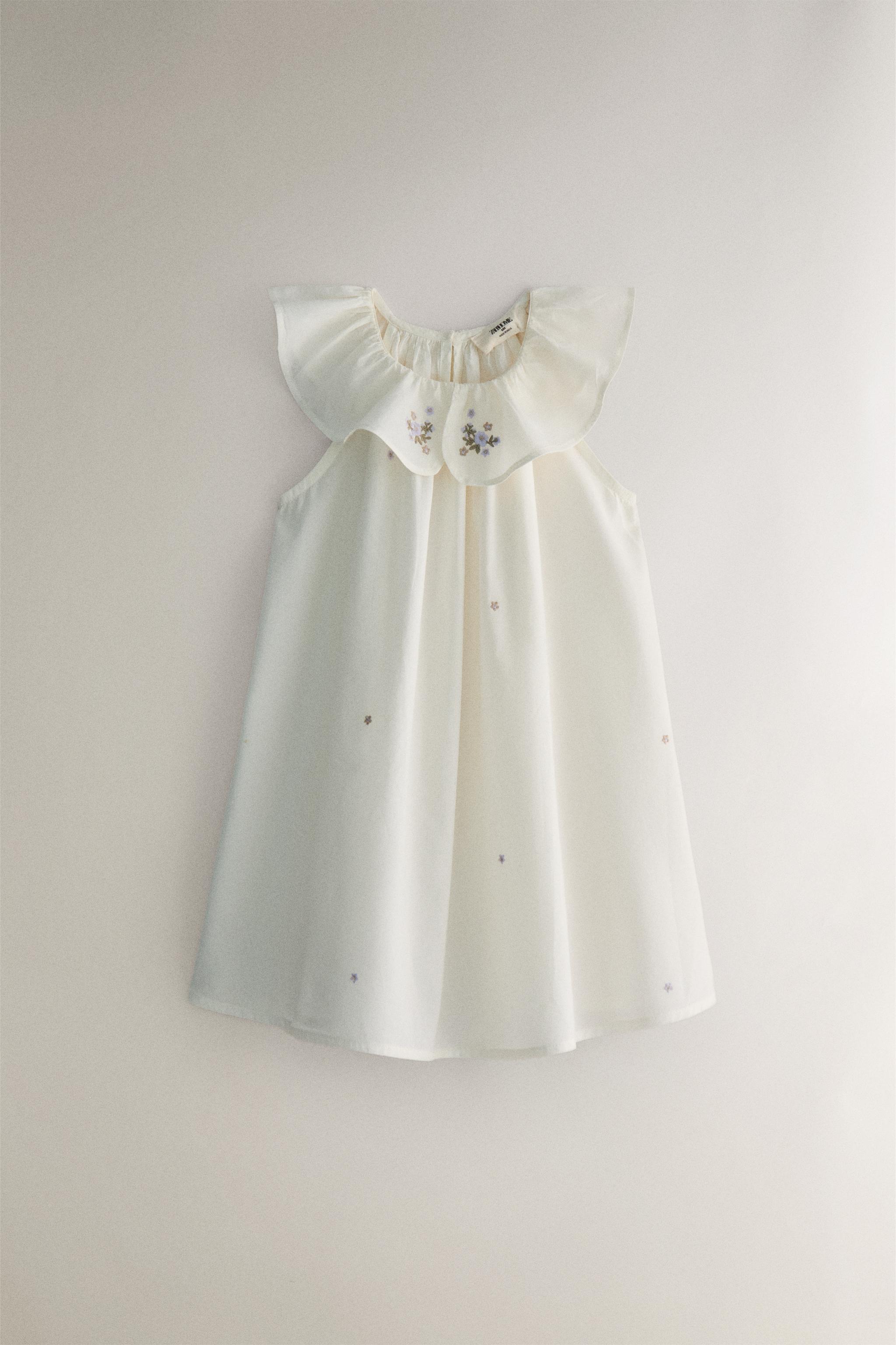 Zara fashion baby white dress