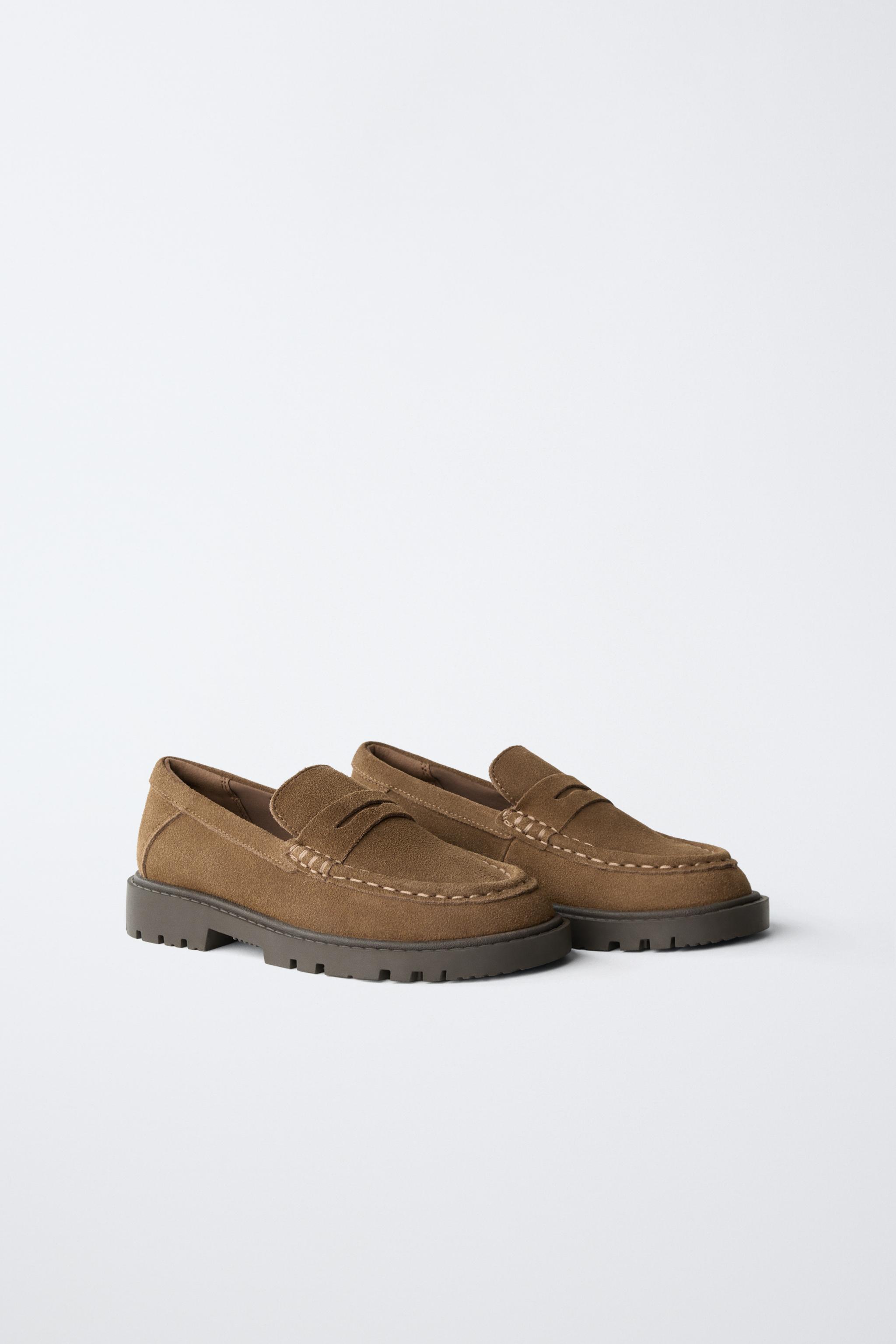 MOCASSINS EN CUIR AVEC MASQUE