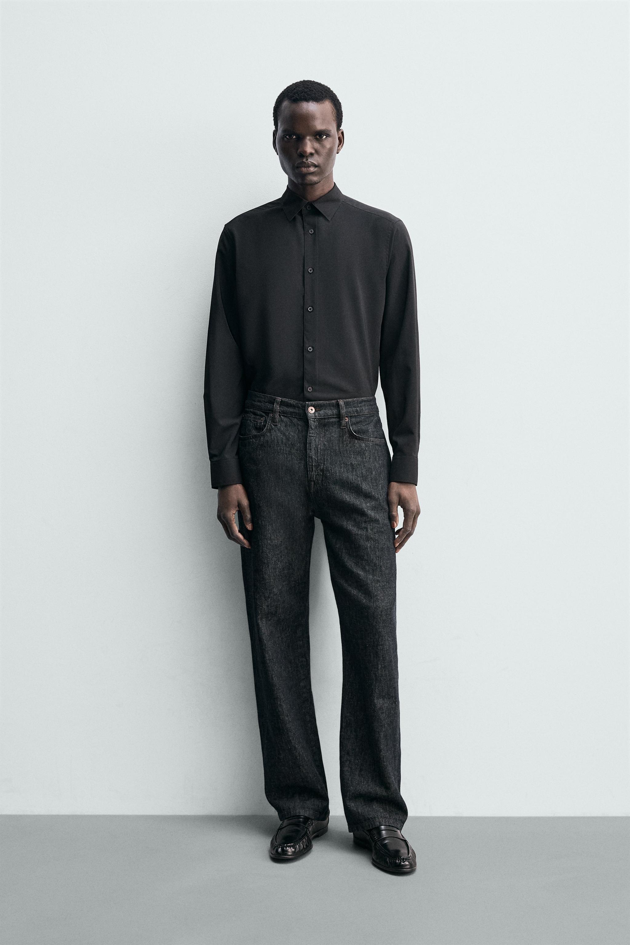 Мужские рубашки Zara SLIM FIT SHIRT