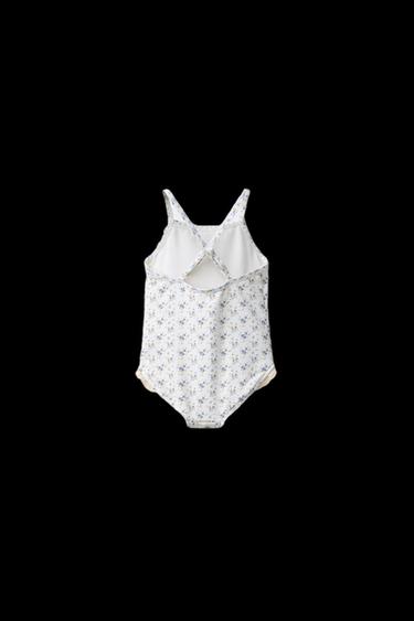 2-6 AÑOS/ BAÑADOR FLORES PUNTILLA - Beige de Zara