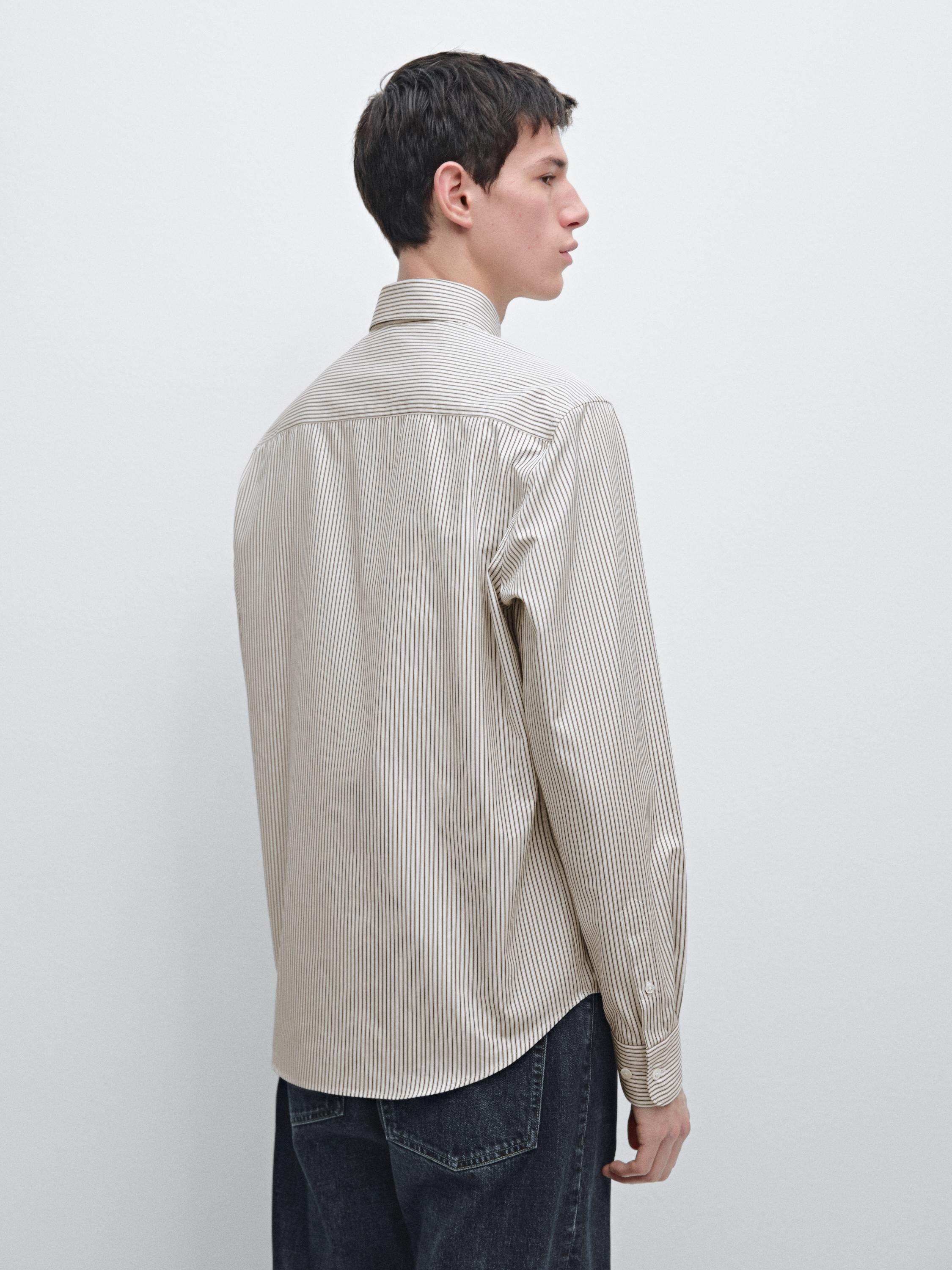 Cotton poplin shirt