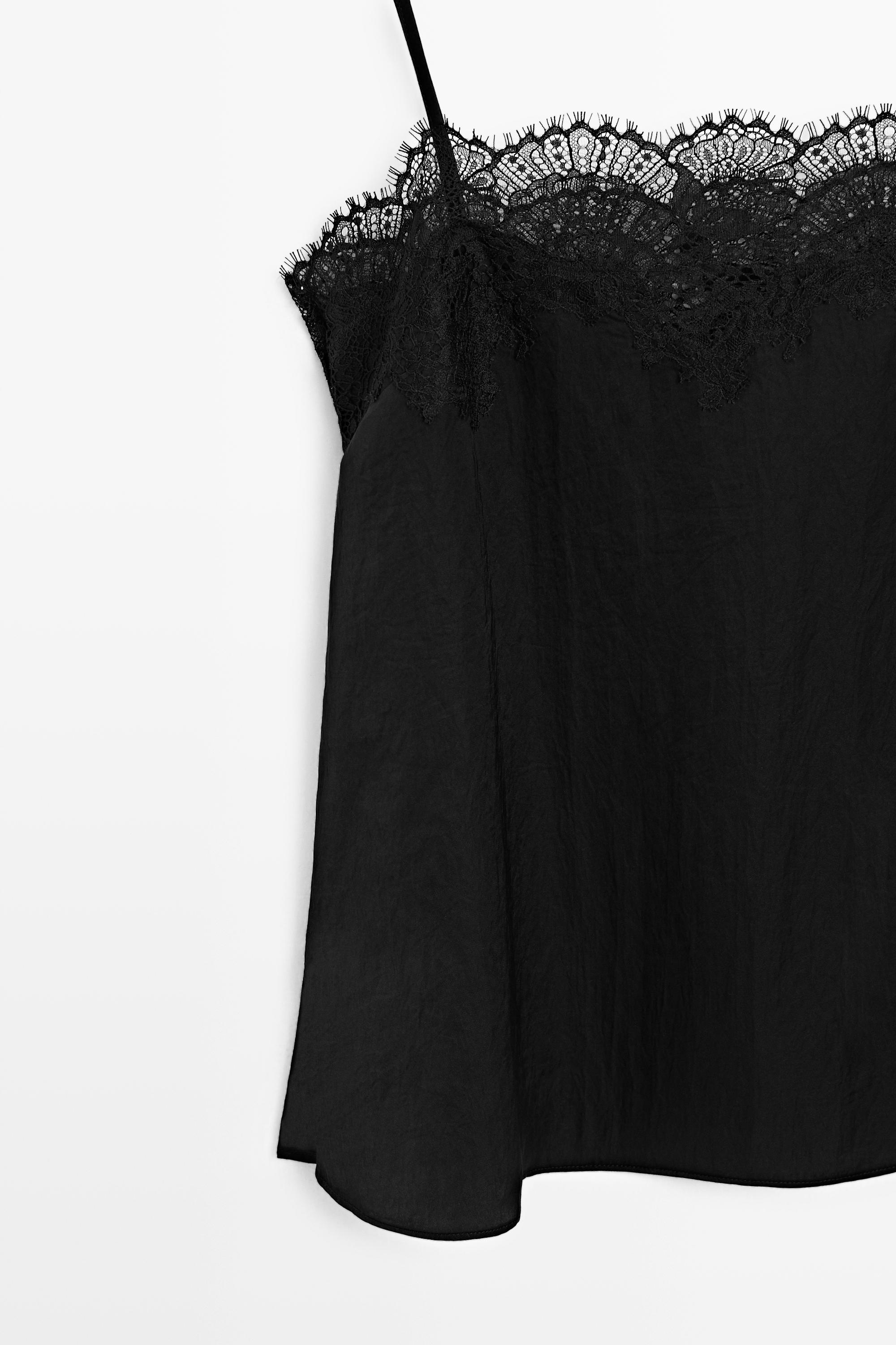 Lace camisole top