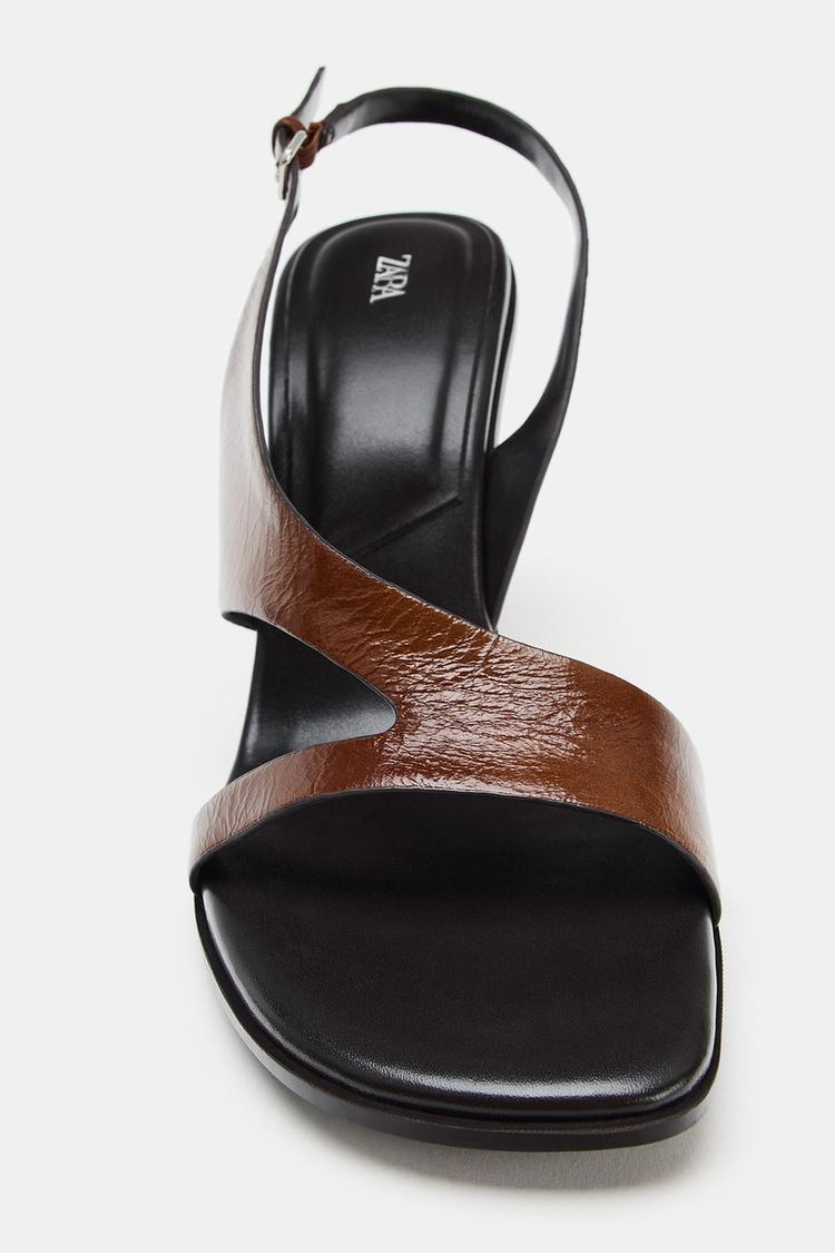 Sandalias de tacón alto de cuero 6