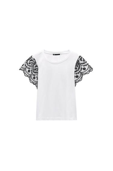 EMBROIDERED TOP