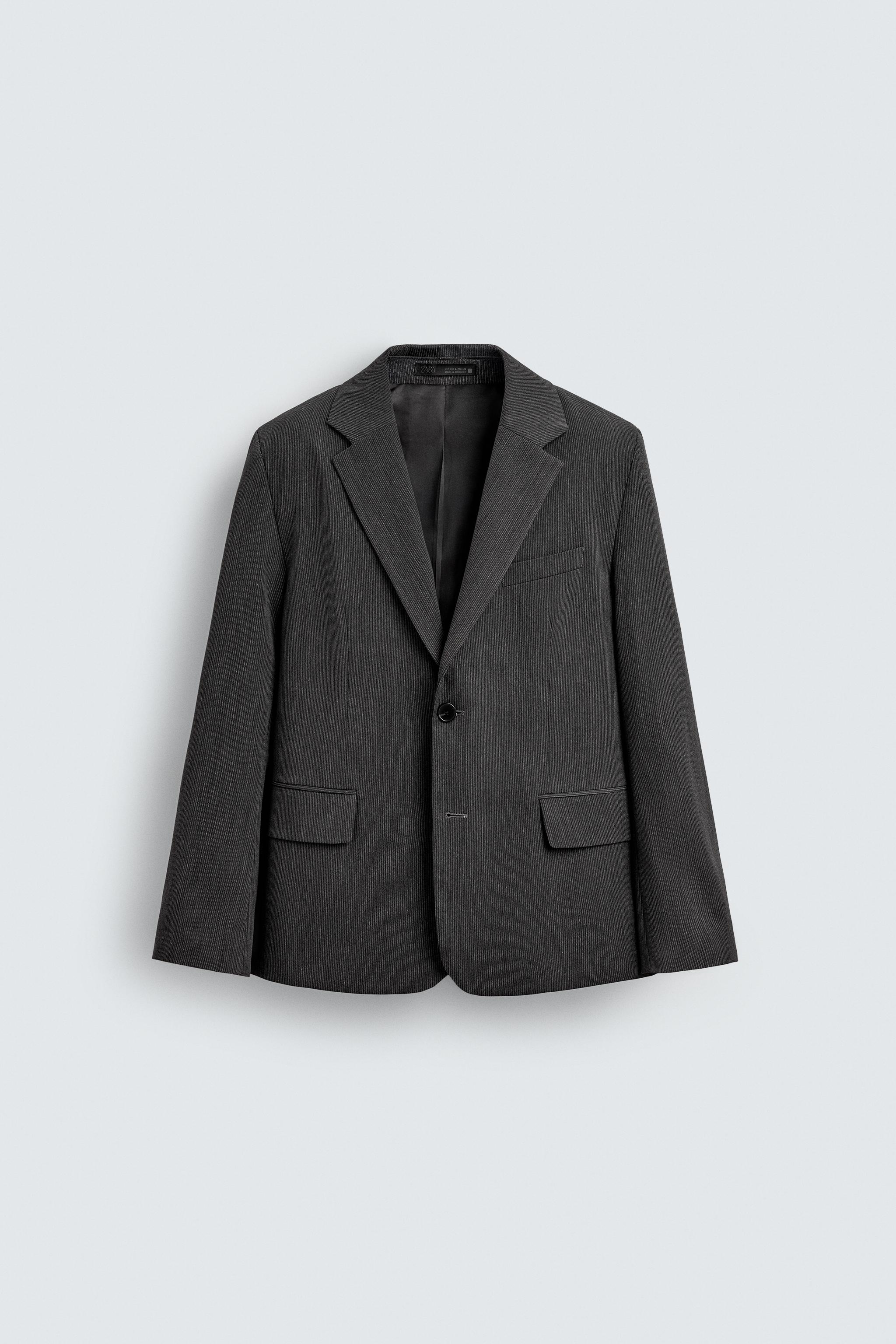 ZARA ネイビー ブレザーセットアップ⭐︎140cm ブレザー (ネイビー・紺色) | メンズ | 最新コレクション | ZARA