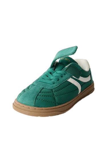 Zara RETRO BAREFOOT SNEAKERS - Green