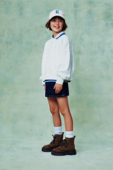 TRACK ANKLE BOOTS - Brown by Zara