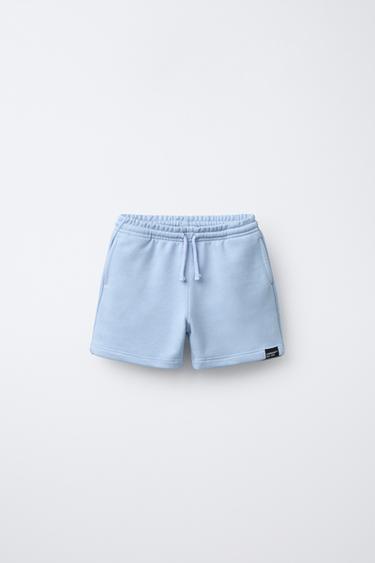 BERMUSA LISA ETIQUETA - Azul de Zara