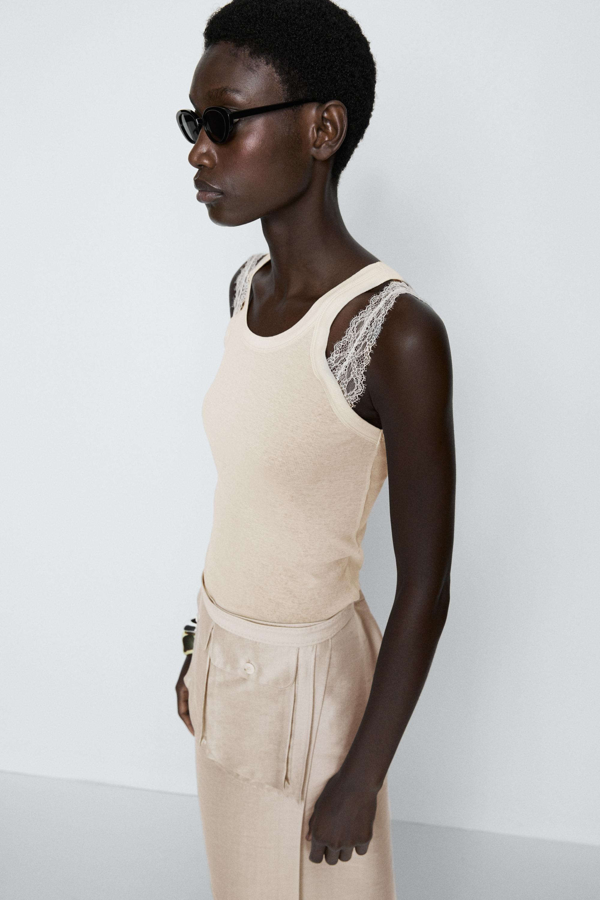 Double strap detail top - STUDIO