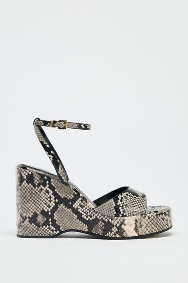 CUÑA ESTAMPADO ANIMAL - Multicolor de Zara