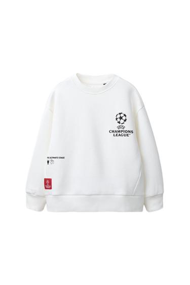 Zara UEFA CHAMPIONS LEAGUE ® SWEATSHIRT - Ecru