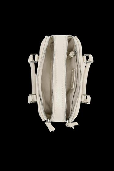 Zara MINI BOWLING BAG - Ecru