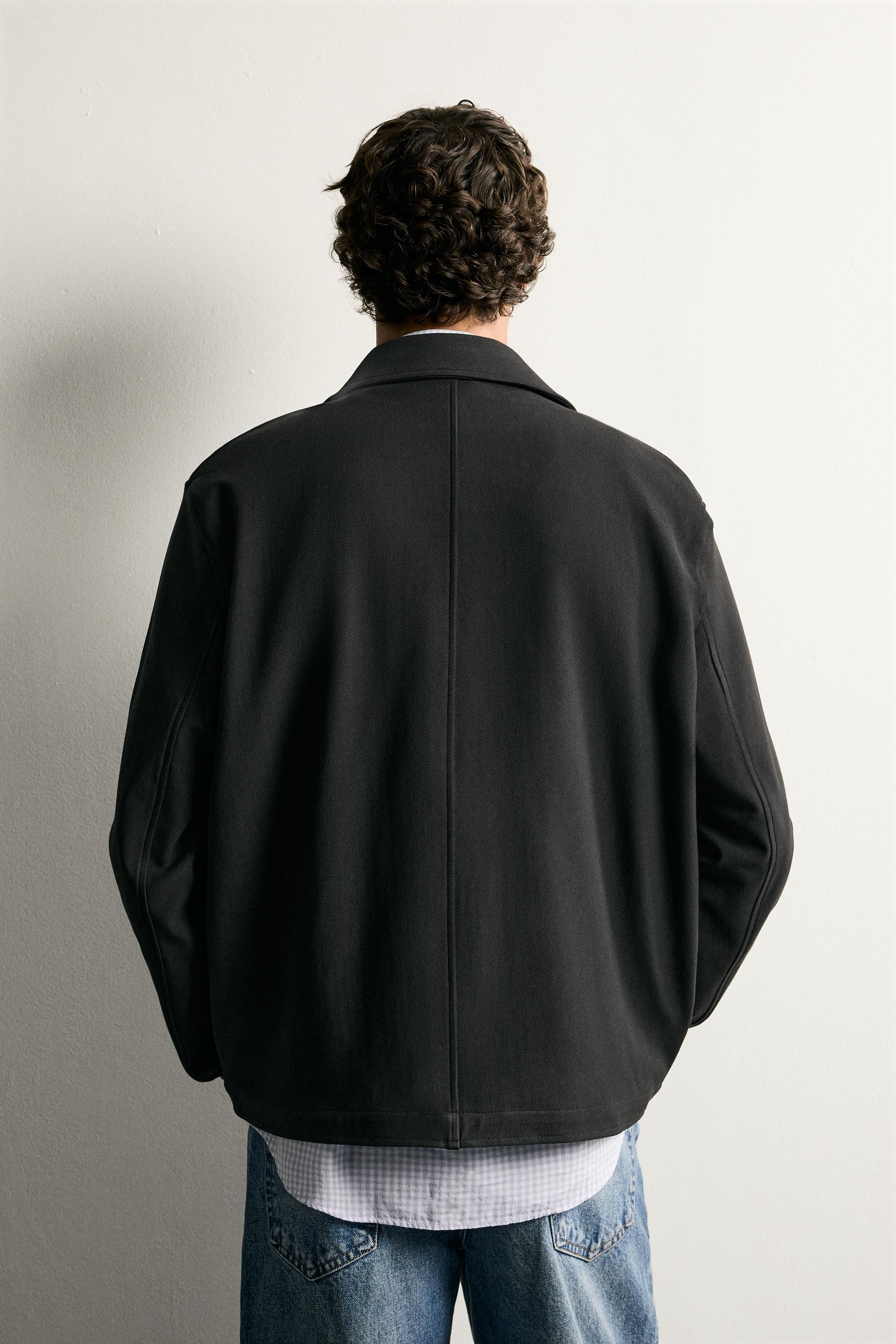 REGULAR FIT ZIP-UP OVERSHIRT