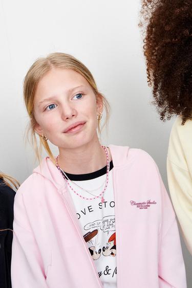 Zara MODAALIGA KAPUUTSIGA DRESSIPLUUS - Pastelne roosa