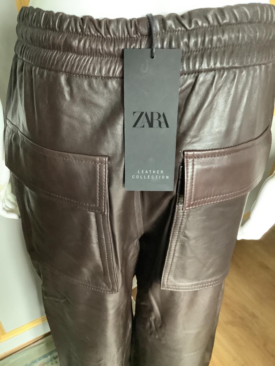 ZW LEATHER COLLECTION JOGGERS WITH ZIP - Image 3