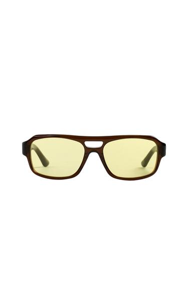 OVAL SUNGLASSES SAMUEL DE SABOIA X ZARA - Yellow by Zara