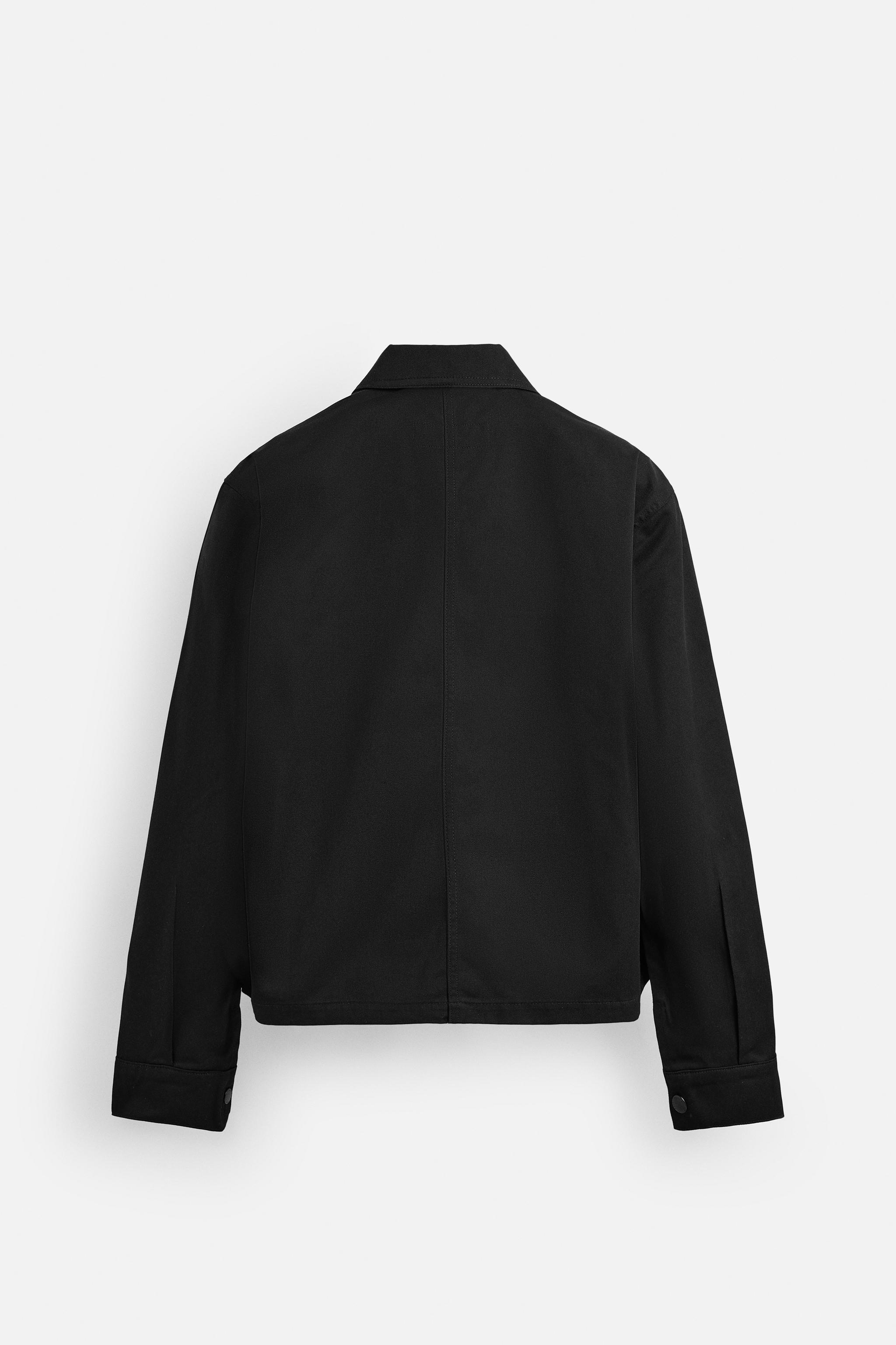 REGULAR FIT ZIPPER OVERSHIRT - taupe brown | ZARA United States REGULAR FIT ZIPPER OVERSHIRT - taupe brown | ZARA United States