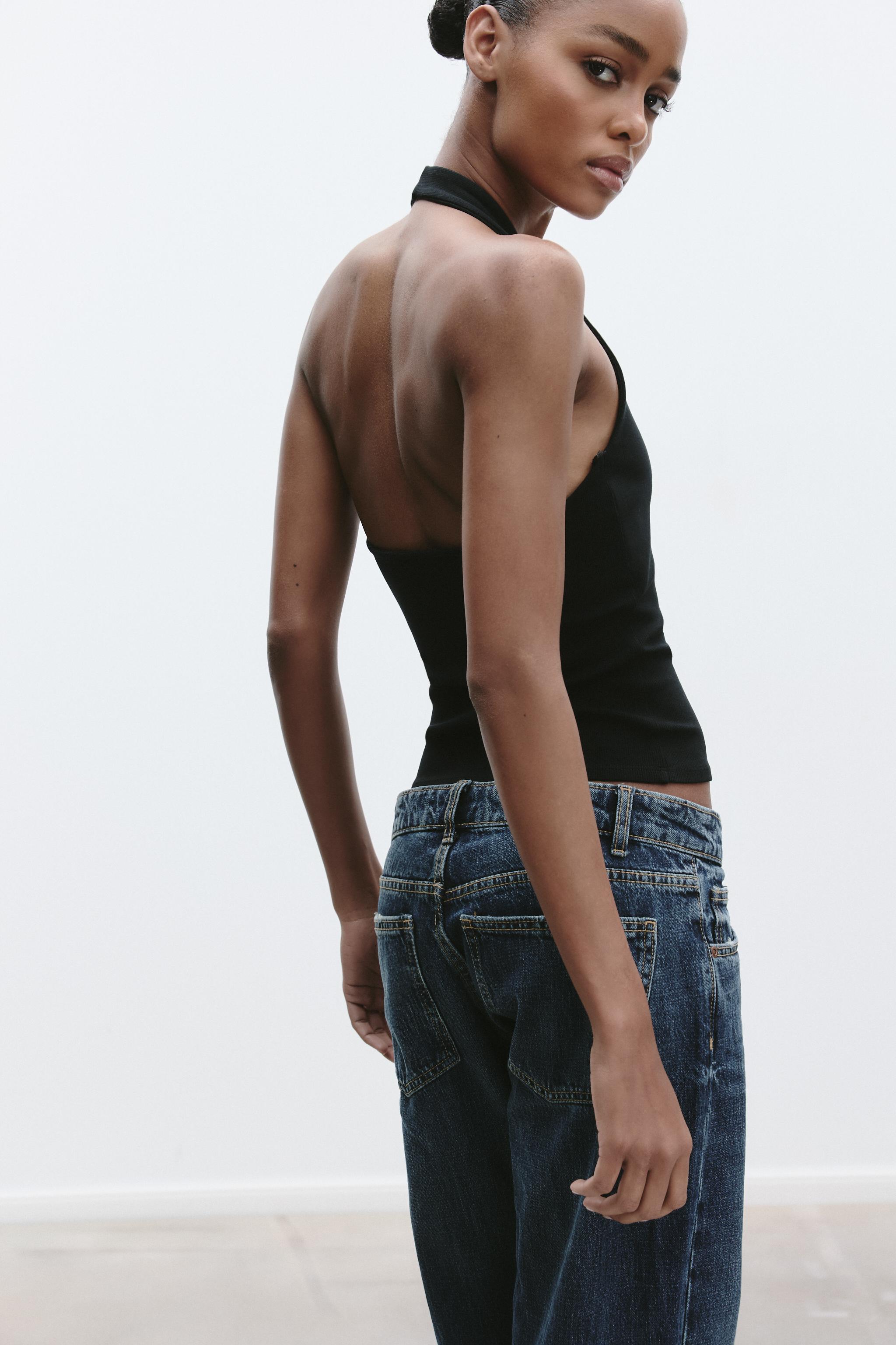 Halter Dress Zara Cuello Halter Womens Tops Tank Top With Crop Top Noir Zara HALTER TOP White ZARA South Africa Halter Dress Zara Cuello Halter Womens Tops Tank Top With Crop Top Noir Zara HALTER TOP White ZARA South Africa