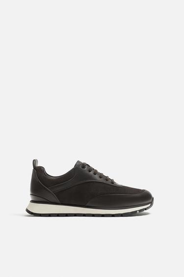 Zara CASUAL SNEAKERS - Brown