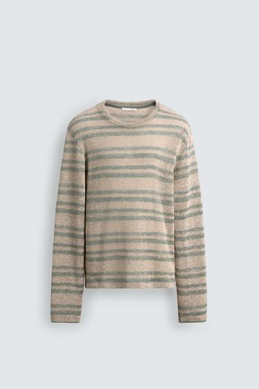 CAMISETA ESTRUCTURA RAYAS - rayas de Zara