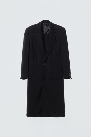 FLOWING WILLY CHAVARRIA X ZARA COAT - Navy blue by Zara